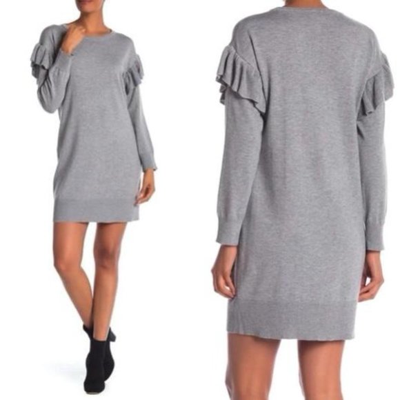 Max Studio Flutter Sleeve Sweater Dress (NWT) - Picture 1 of 9